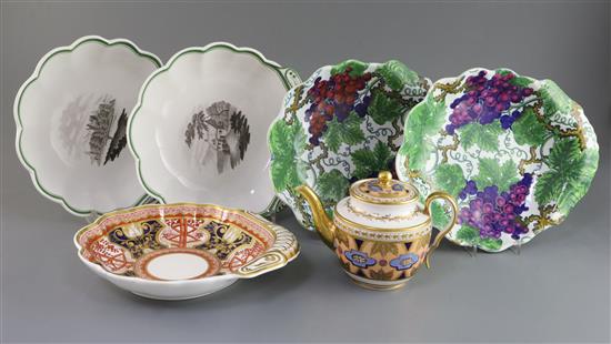 A group of early 19th century Spode,